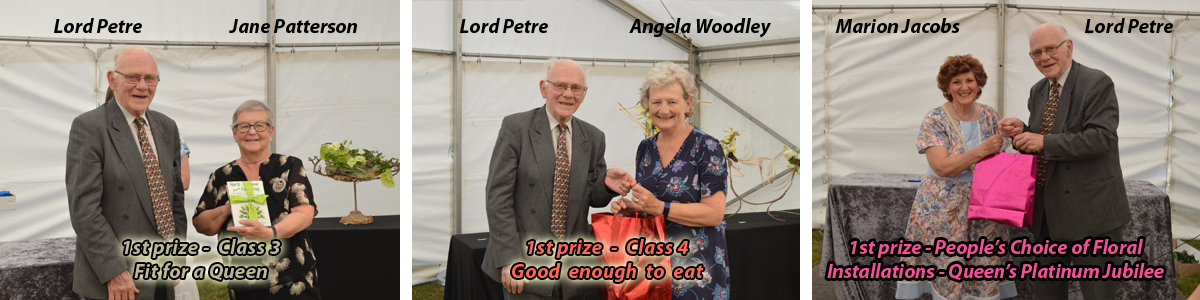 Nostalgia – Festival of Flowers at Ingatestone - Prize Winners